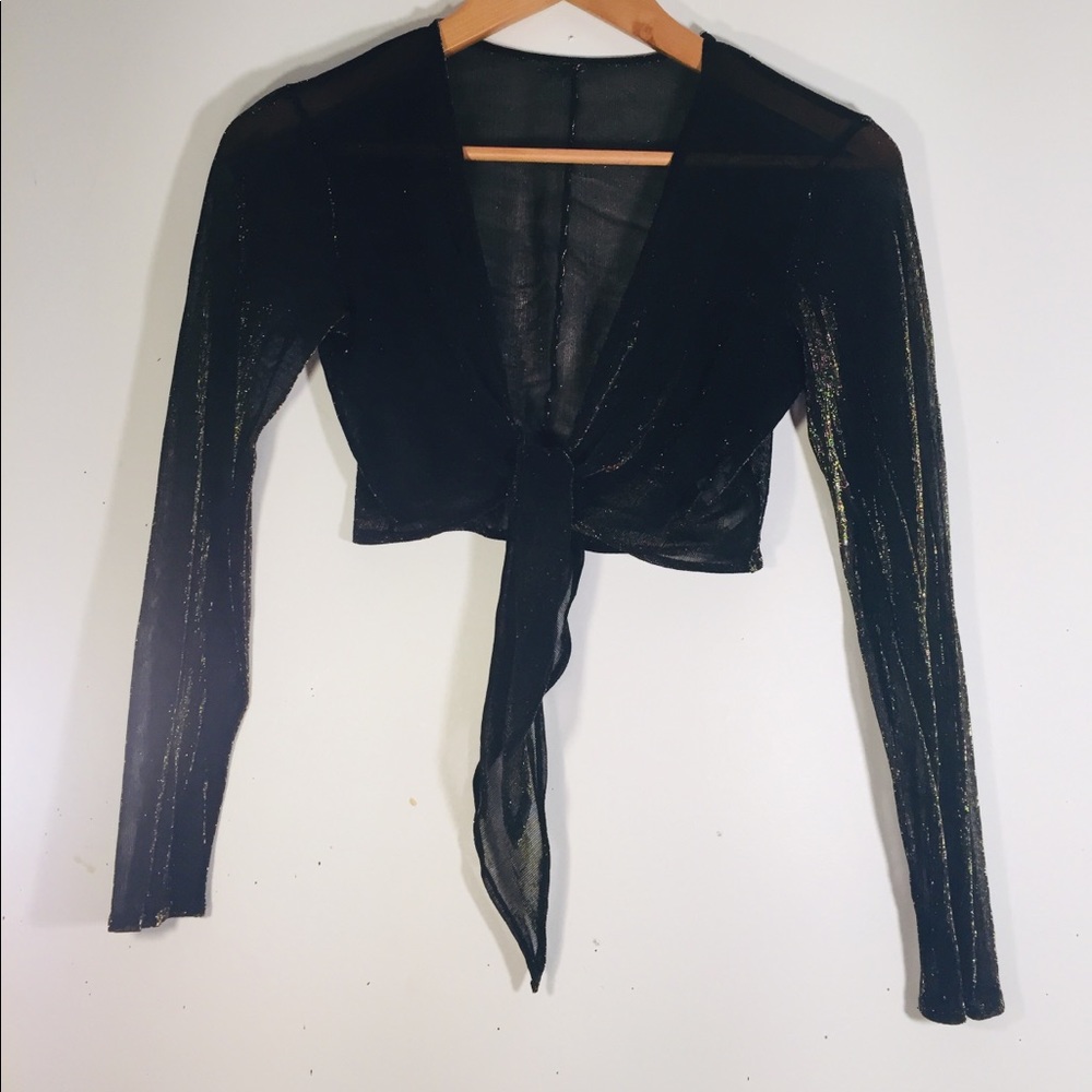 Sheer cardigan